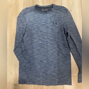 Under Armour Gray Long Sleeve Performance Tee Shirt Men’s S